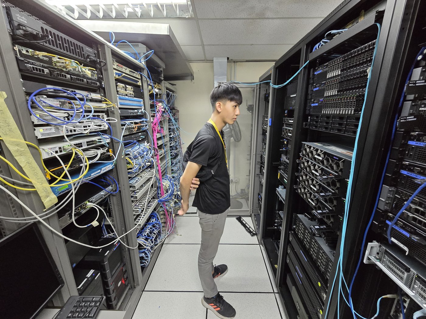 Ryzen engineers at work — on-site delivery photo