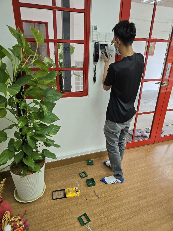 Ryzen engineers at work — on-site delivery photo