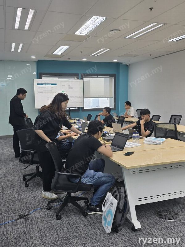 Ryzen engineers on a client site in Malaysia