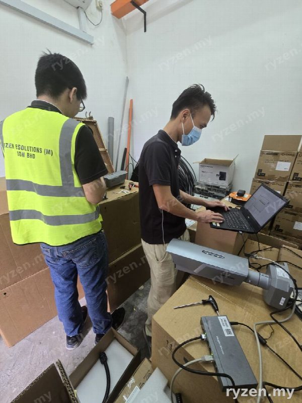 Ryzen engineers on a client site in Malaysia