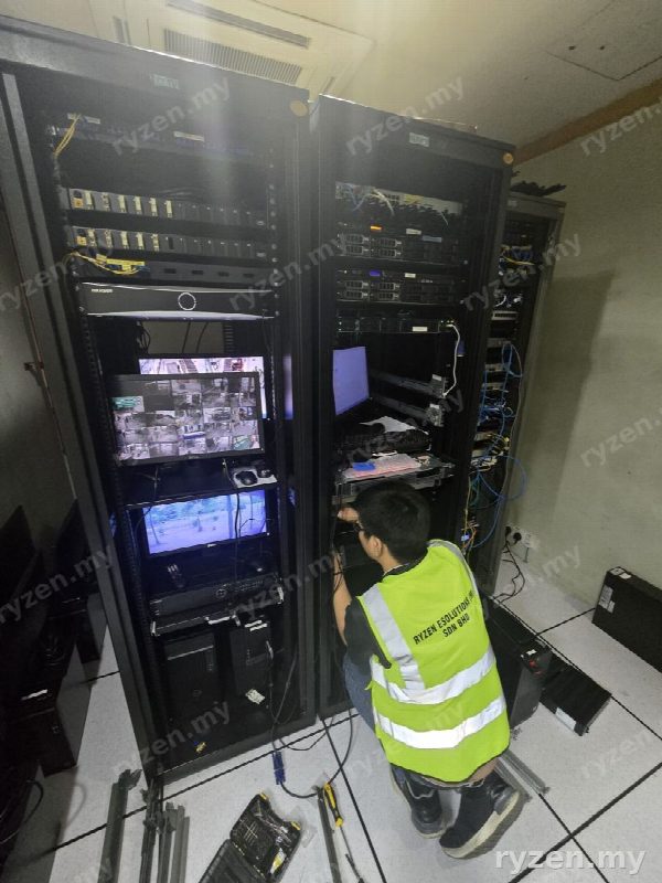 Ryzen engineers on a client site in Malaysia