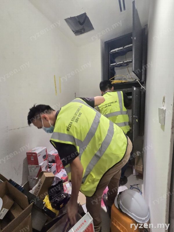 Ryzen engineers on a client site in Malaysia