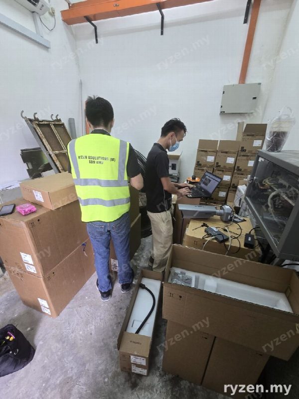 Ryzen engineers on a client site in Malaysia